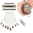 Kalimba 8 Note Keys Thumb Piano with Bridges Screws, Saddle, Replacement Kit DIY