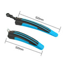 Mountain Bike Bicycle Cycling Front Rear Mudguard Black blue