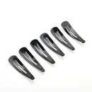 100 Pcs Girls Kids Hair Snap Clips Black Metal BB Hairclip Accessories 5cm S Nw