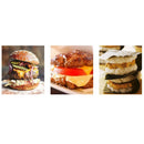 12cm Dia Non-Stick Burger Press Aluminum Hamburger Patty Maker for BBQ Grill