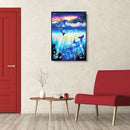 Dolphin Cross Stitch Embroidery Mural 5D DIY Full Drill Diamond Painting