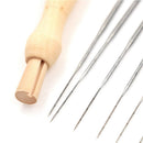 8pcs/set Needle Felting With Wooden Handle Starter Wool Felt DIY Tool Craft JR