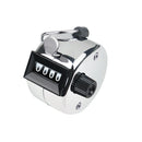 4 Digit Number Manual Mini Tally Counter Mechanical Clicker (Plastic Knob) A
