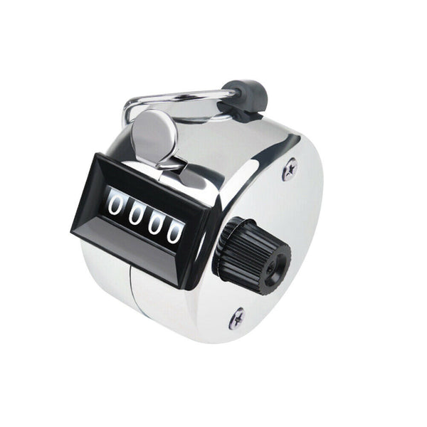 4 Digit Number Manual Mini Tally Counter Mechanical Clicker (Plastic Knob) A#S