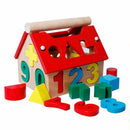 Posting House Shape Sorter Wooden Number Toys Kids Educational Intellectual M&O
