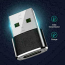 USB Female to Type C Male Adapter Converter Micro-B USB-C to fashion Connec D5P6