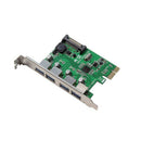2X(Pci-E To Four Usb3.0 Ports Expansion Card Interface Pci Express Adapter