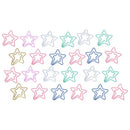 Paperclips 24 pieces in PVC case star