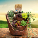 Sky Garden Succulent Plant House Herb Flower Basket Planter Pot Trough Box BedM&