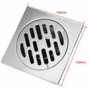 1X(Square Drain Strong Stainless Steel Anti Odor Hotel Bathroom Flooring Wa