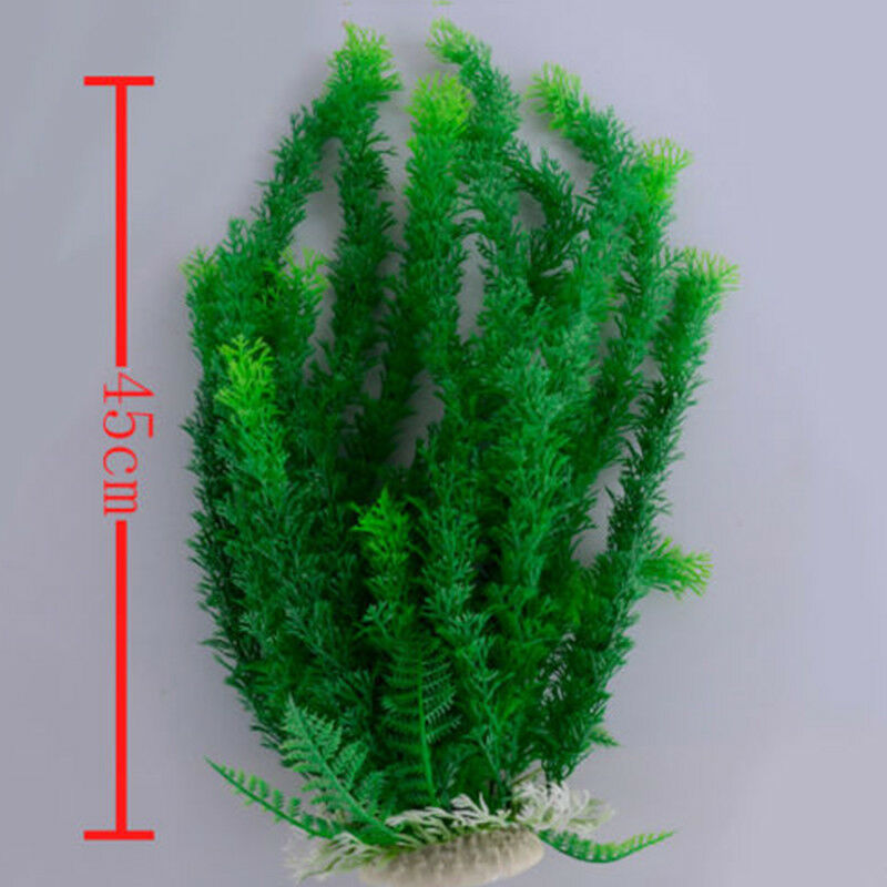 Sale Artificial Grass Aquarium Ornament Water Plant Plastic Large Fish Tank 2018