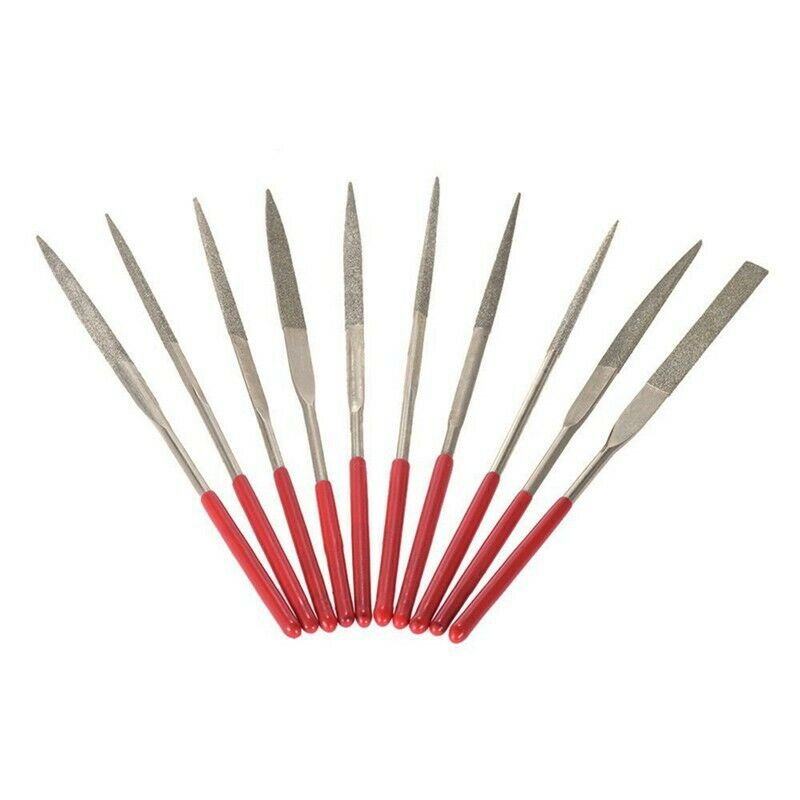 1 Set Guitar Fret Nut Saddle Slot Pickguard Grinding File Group Set Luthier B5J2