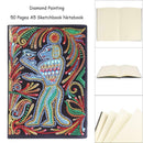 DIY Egypt Special Shaped Diamond Painting 50 Pages A5 Sketchbook Notebook