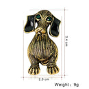 Cute Dog Animal Badges Clothes Sweater Pin Brooch Lapel Jacket Accessories A