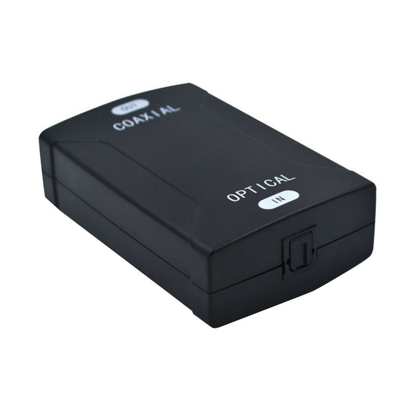 Coaxial RCA S/PDIF to Optical Toslink Digital Audio 24bit Converter-Adaptor