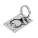 2.5x1.8 inch 316 Stainless Steel Square Flush Pull Ring Handles, Recessed
