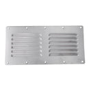 2pcs Stainless Steel Boat Louvered Vent Cover Louver Ventilator Hardware