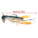 Artificial Fishing Bait Lobster Soft Lure Hook Crawfish Shrimp Crabs Swimbait