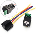 Waterproof prewired 5pin car relay harness holders 40A/12V with relay socket Bj
