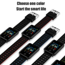 Electronic Sports Bluetooth Smart Watch Alarm Clock 180mAh Men Women Red