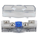 Car Audio 60 AMP Mini ANL Fuse Holder Block 4/8 GA IN 4/8 GA OUT with Fuse A