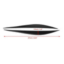 Carbon Fiber Headlight Eyelids Trim, Headlamp Eyebrow Cover Decoration Styl Y9D8