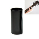 1pc Guitar Slide Black Stainless Steel Finger Knuck R9Z4
