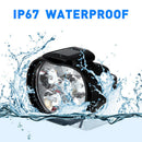 6LED Motorcycle Headlight Spot Lights Head Lamp LED Front DC12V DrivingM&O