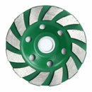 12 Segs 4 inch Concrete Turb Diamond Grinding Cup Wheel Disc Masonry Stone