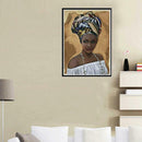 5D DIY Diamond Painting Africa Hat Women Cross Stitch Embroidery Mosaic Kit