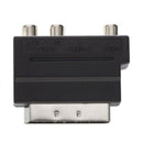 Skirt Black, Composite 3 RCA S Video Audio Converter Adapter