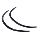 2pcs Universal Carbon Fiber Style Car Wheel Eyebrow Protector Fender Flares
