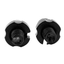 2x M7 Bike Brake Adjuster Screws Aluminum Brakes Cable Screws Bolt Parts Black