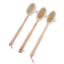 15" Handle Back Body Shower Spa Bath Brush Exfoliating Skin Clean Scrubber W Gw