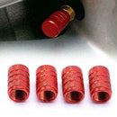 4X Auto Car Tire Tyre Red Wheel Air Port Dust Cover Ventil Rim Valve Stem C G9U2