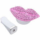 Car air freshener Rhinestone Pink Lips Locket Aromatherapy essential oil Di
