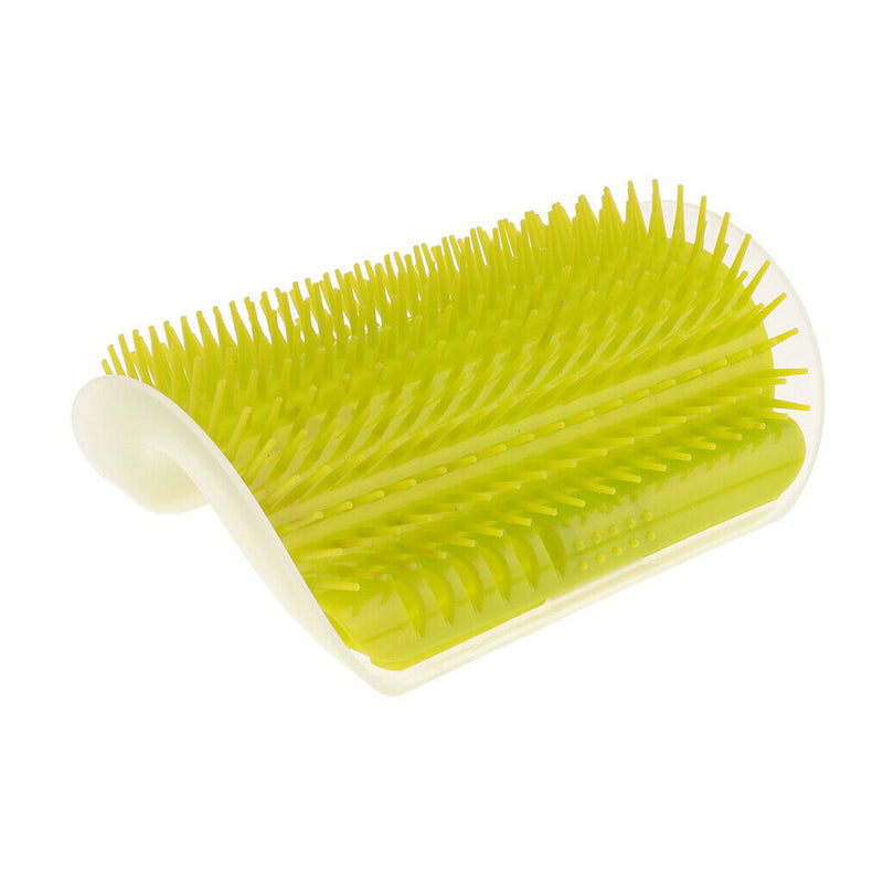 2X Cat Self Groomer, Wall Corner Groomers Soft Grooming Brush Massage Combs for
