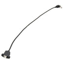 Black USB Angle 90 Degree Angle Extension Cable Male to Female Adapter WWJ