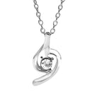 Crystal Pendants Necklace Diamond Women Charm Clavicle Chain Jewelry (C) A
