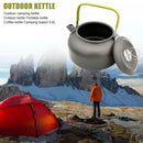 Aluminum Alloy 0.8L Outdoor Portable Camping Kettle Teapot Travel Tableware