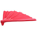 Bamboo structure of Kung Fu Tai Chi Wushu martial arts hand Fan Red Z7S8