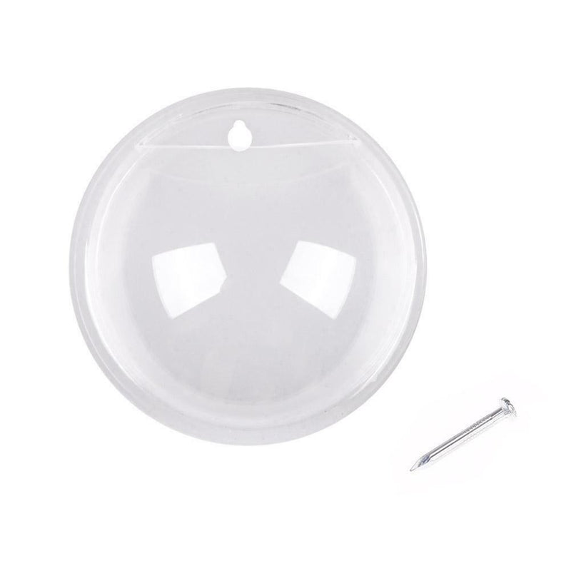 Wall Hanging Bubble Bowl Plant Fish Tank Aquarium Home Decor Transparent) SN9F