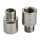 1pair 20mm Bike Pedal Extender Steel Accessories Easy Install Spacer Left Right