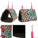 Soft Lamb Velvet Bird Parrot Hammock Hanging Cage Winter Warm Hut Nest