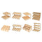 DIY Wooden Paint Rack Ink Storage Organizer 2-layer 12-grid