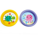 Portable Baby Inflatable Swimming Pool Cartoon Round Basin Water Bathtub 15 L