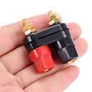 Banana Plug Couple Terminals Red Black Connector Amplifier TerminalBindingPoB3C