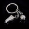 Creative mini sneakers soccer football key ring keyring keychain pendant gift  Z