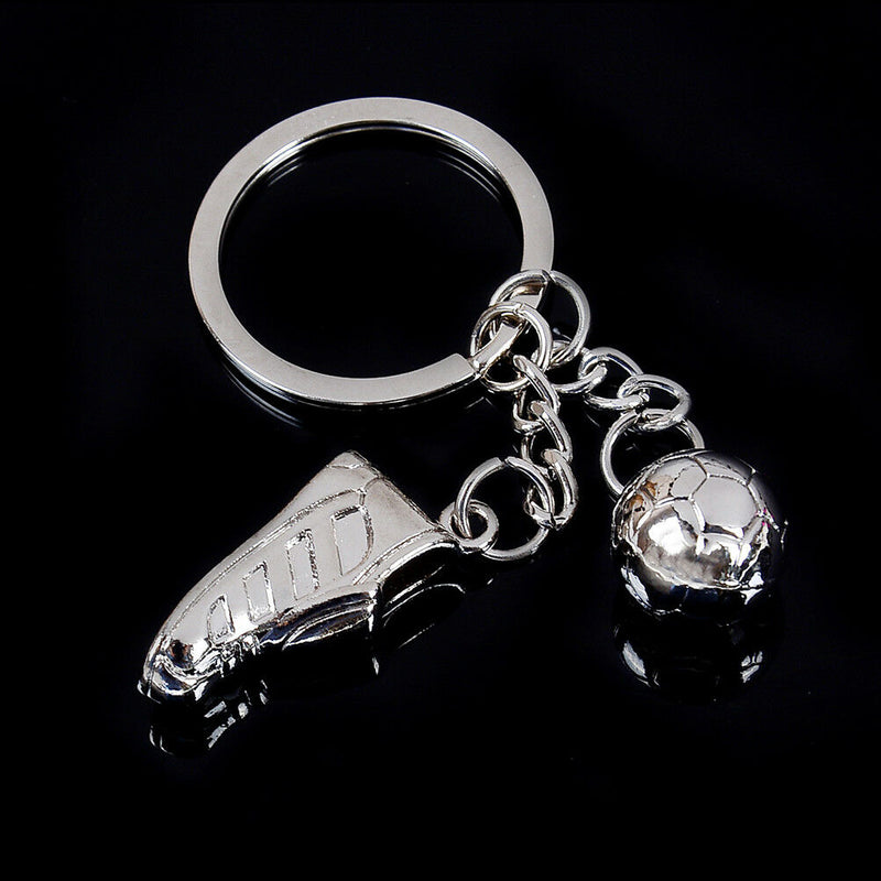 Creative mini sneakers soccer football key ring keyring keychain pendant gift  Z