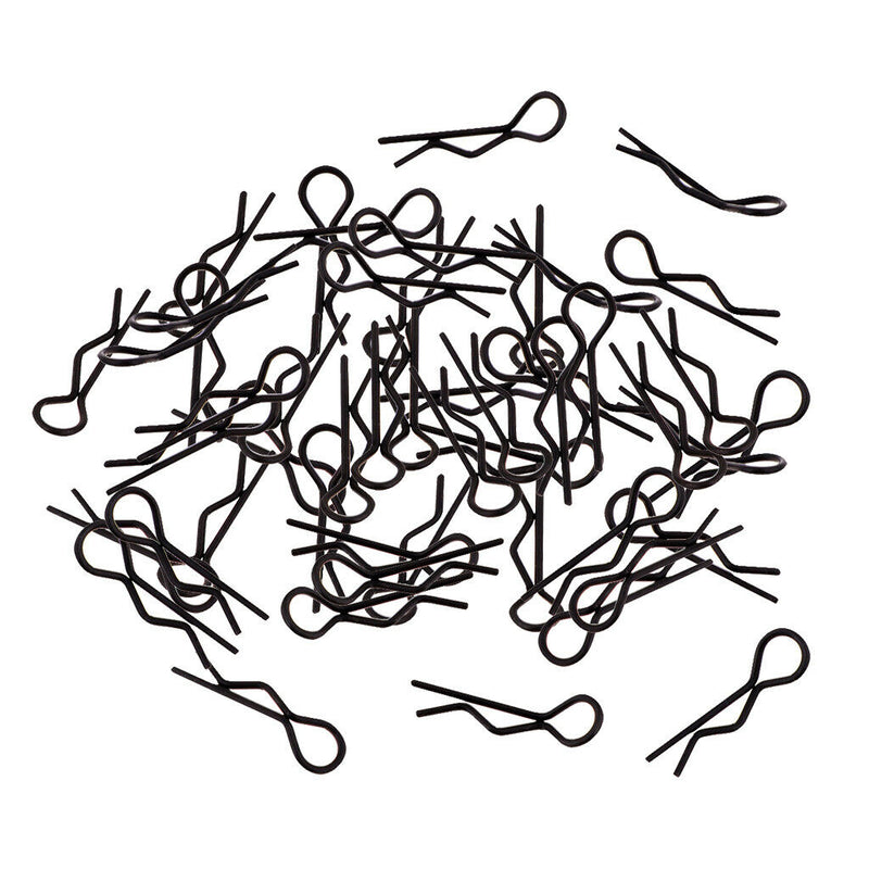 1/10 1/12 1/16 RC Buggy Black Metal Bodyshell Clips Pins for Redcat HPI 50x